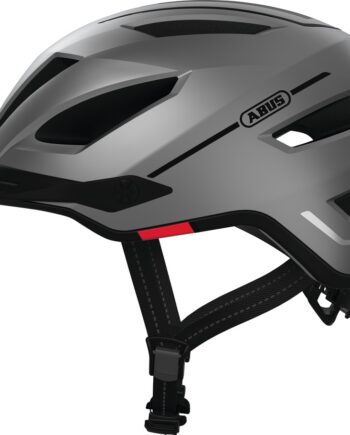 Abus Pedelec     Hjelm    Led Lys Sølv  Elcykel Hjelm