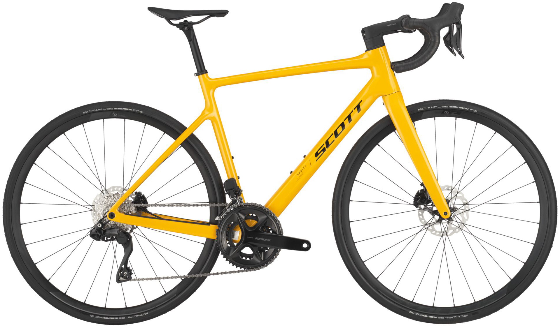 Scott Addict 40 2025 Bahama Yellow