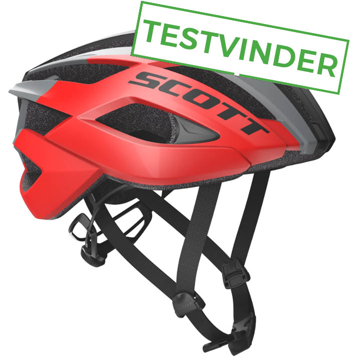 Scott Arx Road Hjelm  Red Grey  Testvinder   Tænk  X27 18